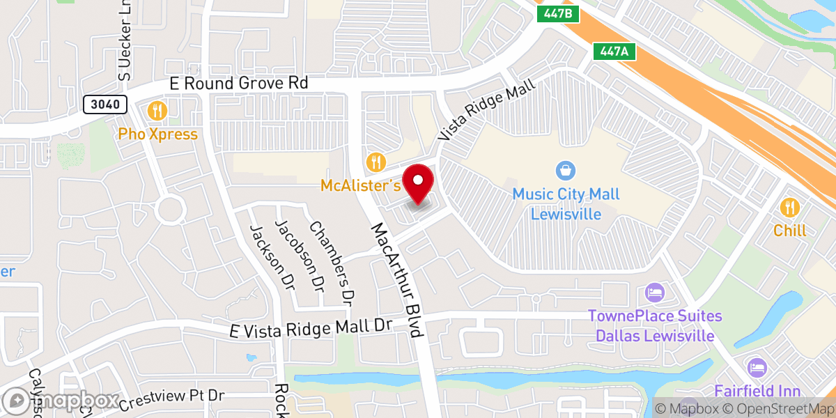 Map showing location of First Christian Church United