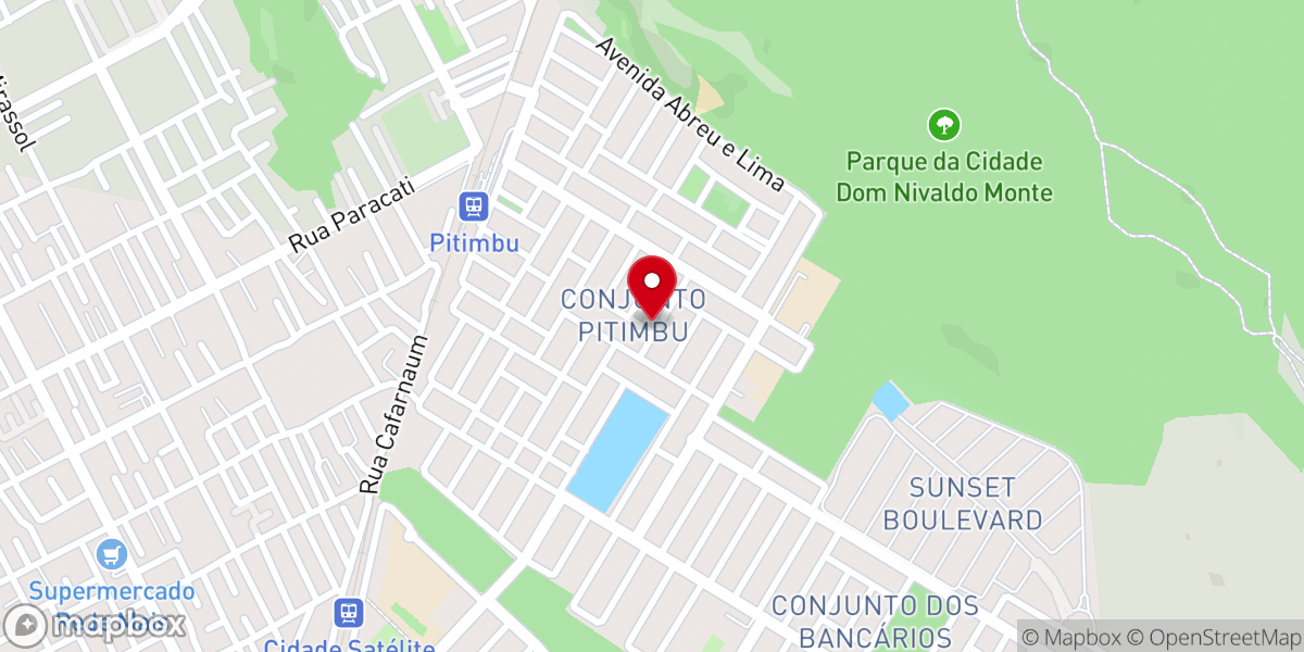 Map showing location of Igreja Batista Vale do Pitimbú