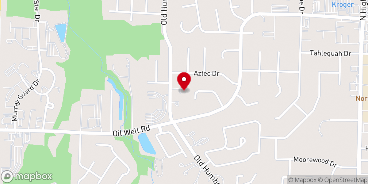 Map showing location of St. Nicholas Orthodox Christian Church