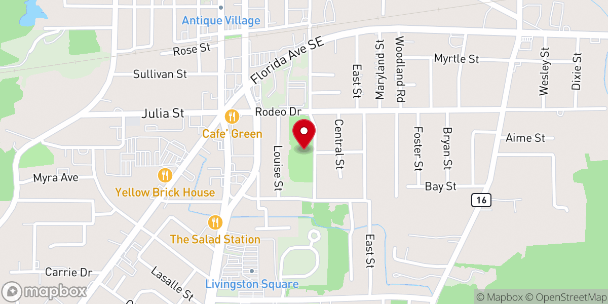 Map showing location of PARDS L. M. Lockhart Park