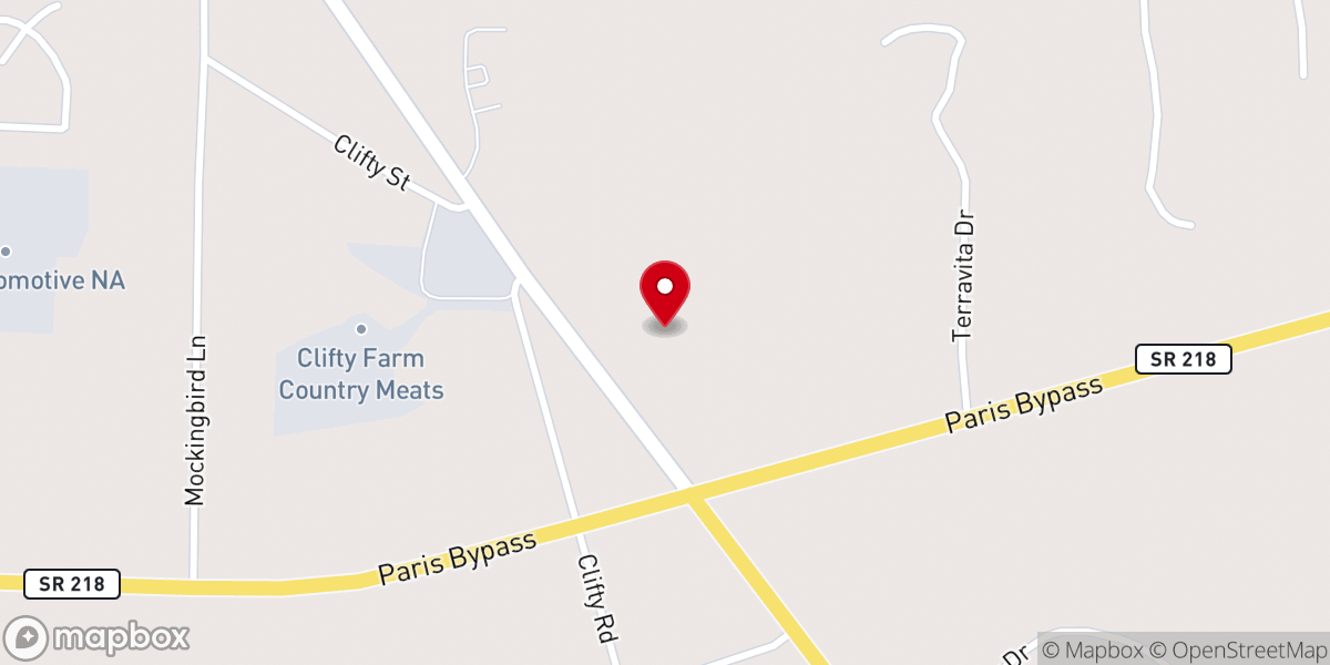 Map showing location of Bridge of Hope Church Assemblies of God