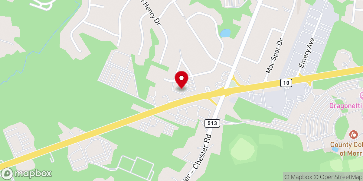 Map showing location of Grace Church on the Mount- Randolph Campus