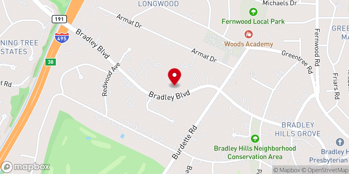 Map showing location of Our Lady of Bethesda Retreat Center