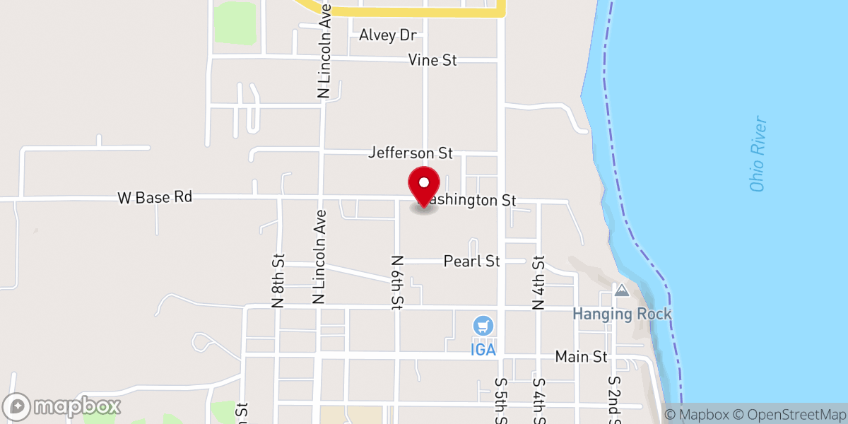 Map showing location of Lighthouse Community Church