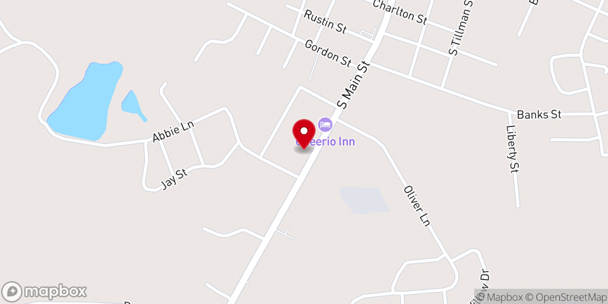 Map showing location of Mt Zion Outreach