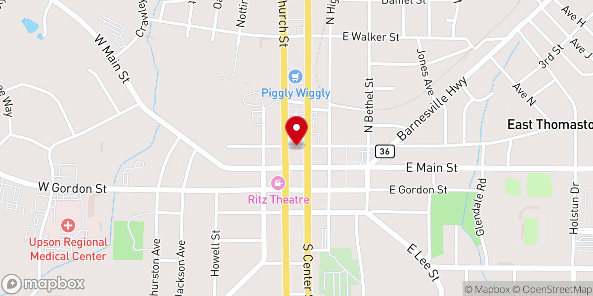 Map showing location of Upper Room Ministries