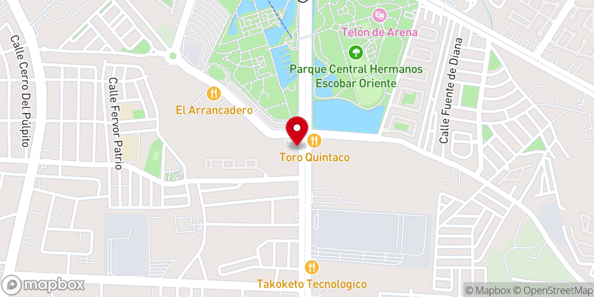 Map showing location of Capilla San Sebastián Martir
