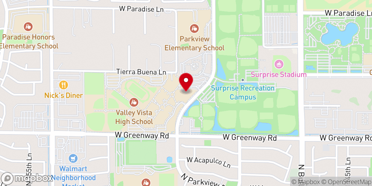 Map showing location of The Gathering Church