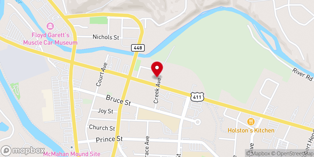 Map showing location of Church of God World Wide