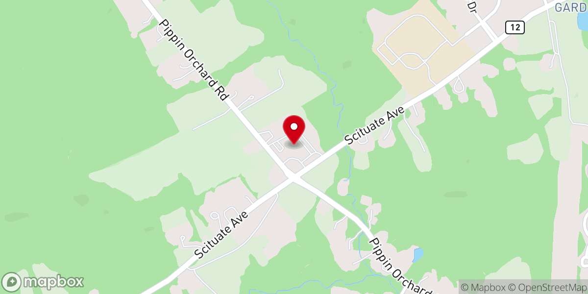 Map showing location of Holy Apostles Catholic Church