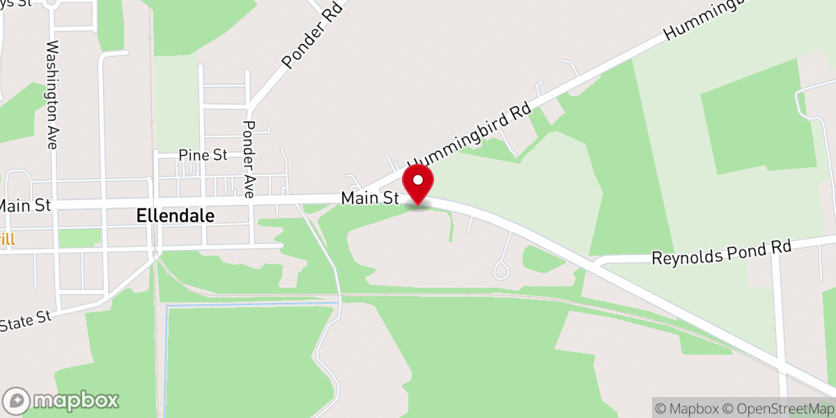 Map showing location of Church Branch