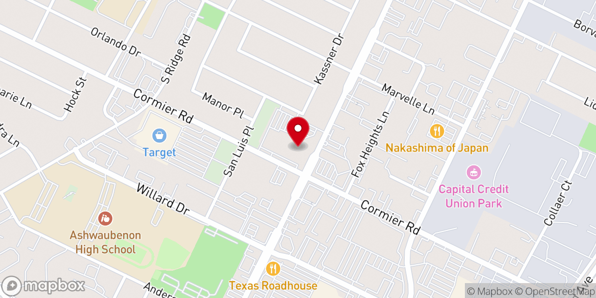 Map showing location of Nativity of Our Lord Parish