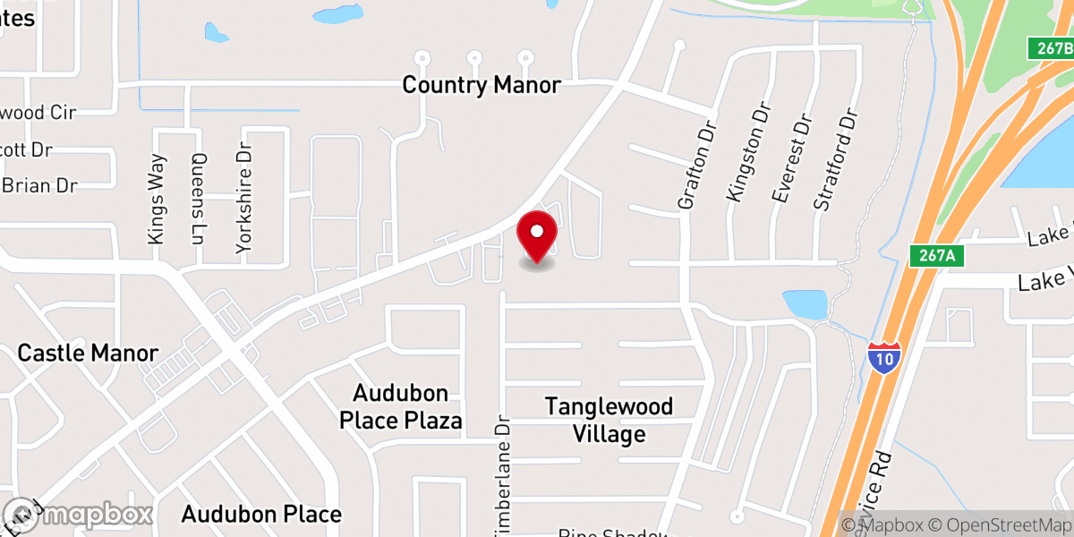Map showing location of Aldersgate United Methodist