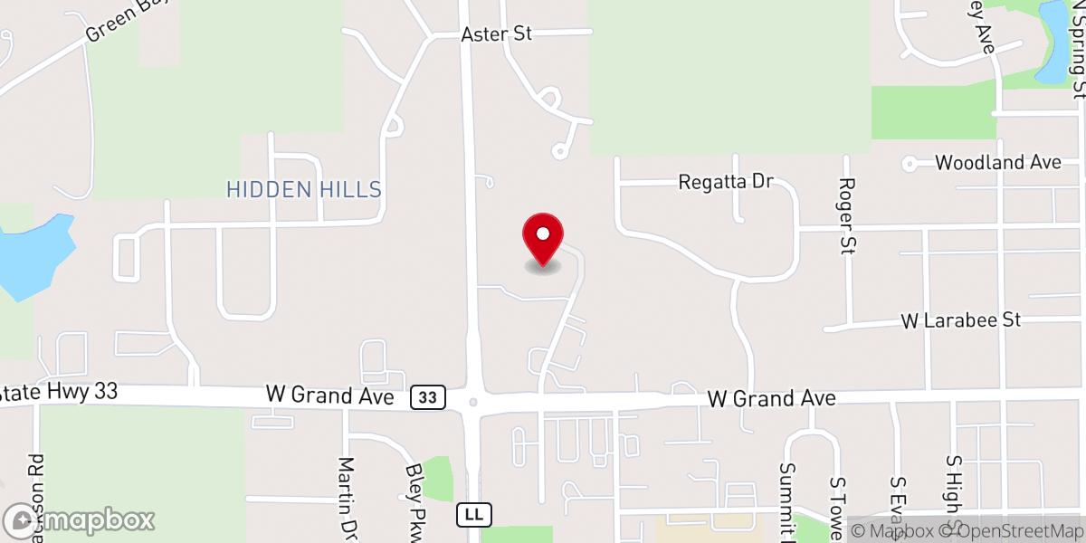 Map showing location of Lutheran Classical Academy