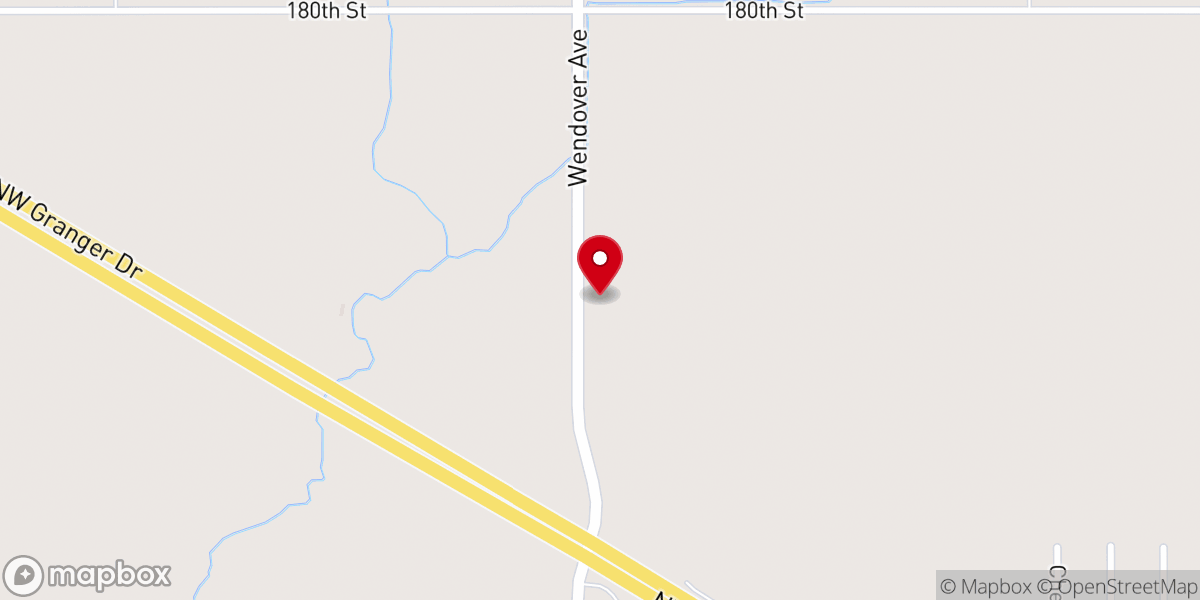 Map showing location of Stone Bridge Church