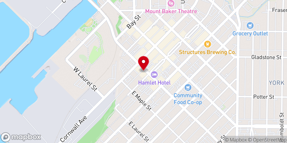 Map showing location of Love Eric A