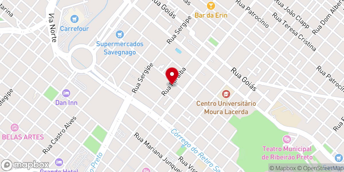 Map showing location of Assembleia de Deus - Catedral de Cristo