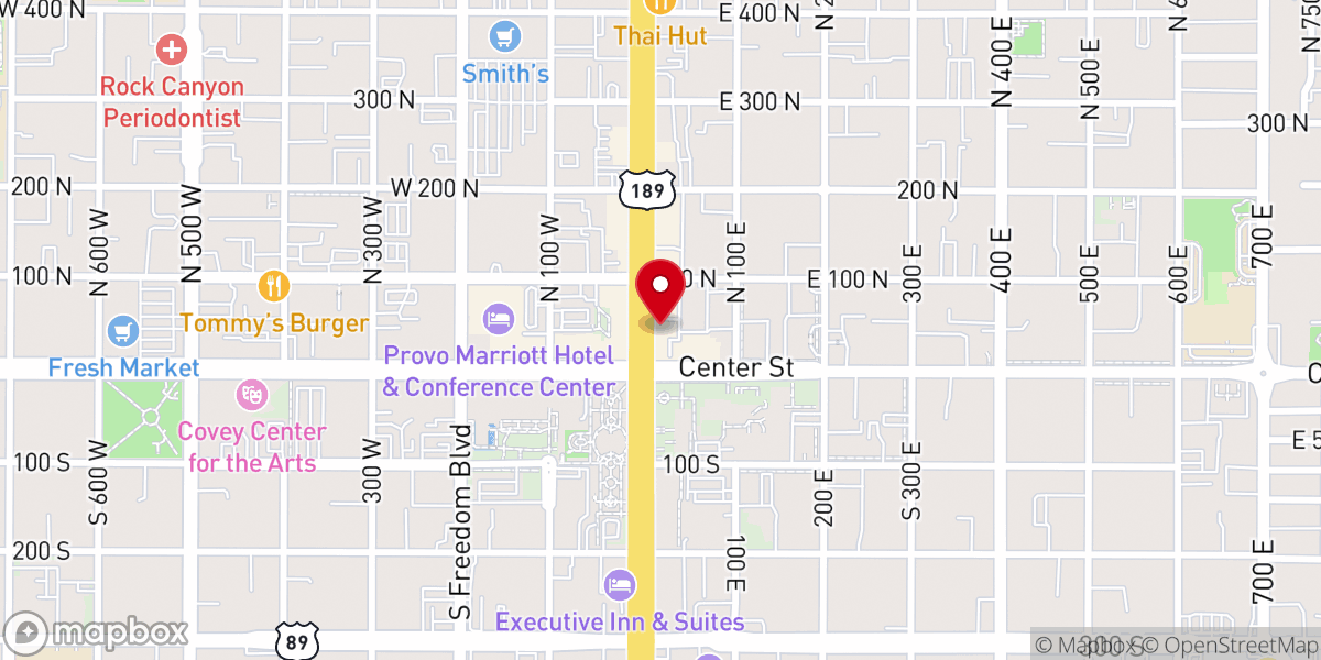 Map showing location of Maranatha Christian Church of America
