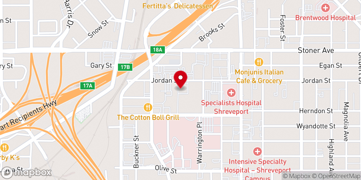 Map showing location of Cathedral of Saint John Berchmans