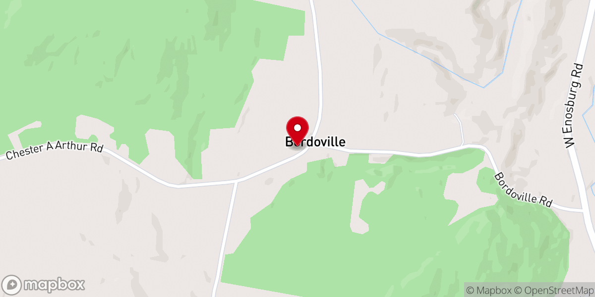 Map showing location of Bordoville Seventh-day Adventist Church
