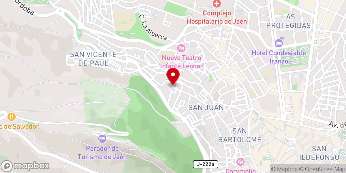 Map showing location of Centro de Día Virgen de la Capilla