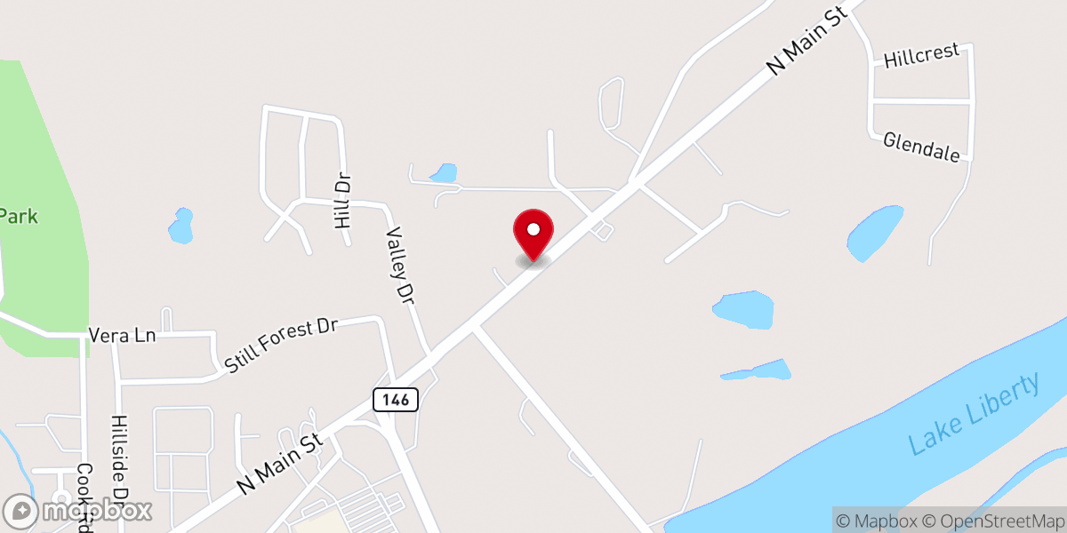 Map showing location of Open House Ministries Church