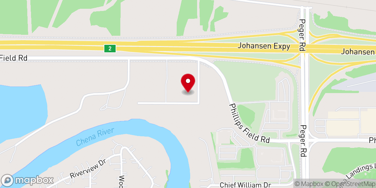 Map showing location of Shelter Bible Church