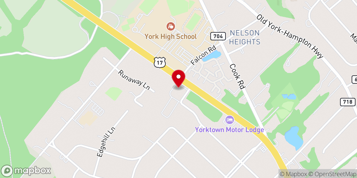 Map showing location of St Joan of Arc Catholic Church