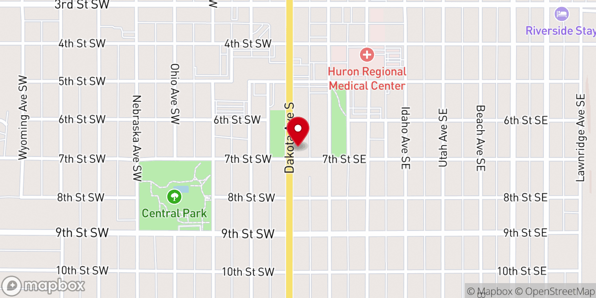 Map showing location of Mt Calvary Lutheran Preschool