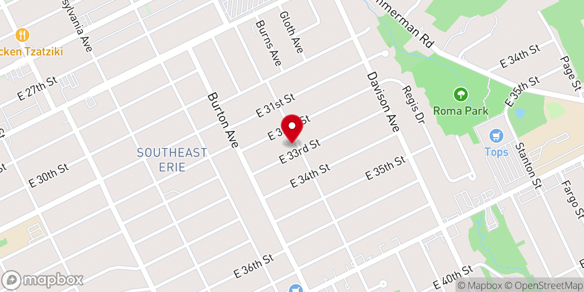 Map showing location of Grace Gospel Chapel