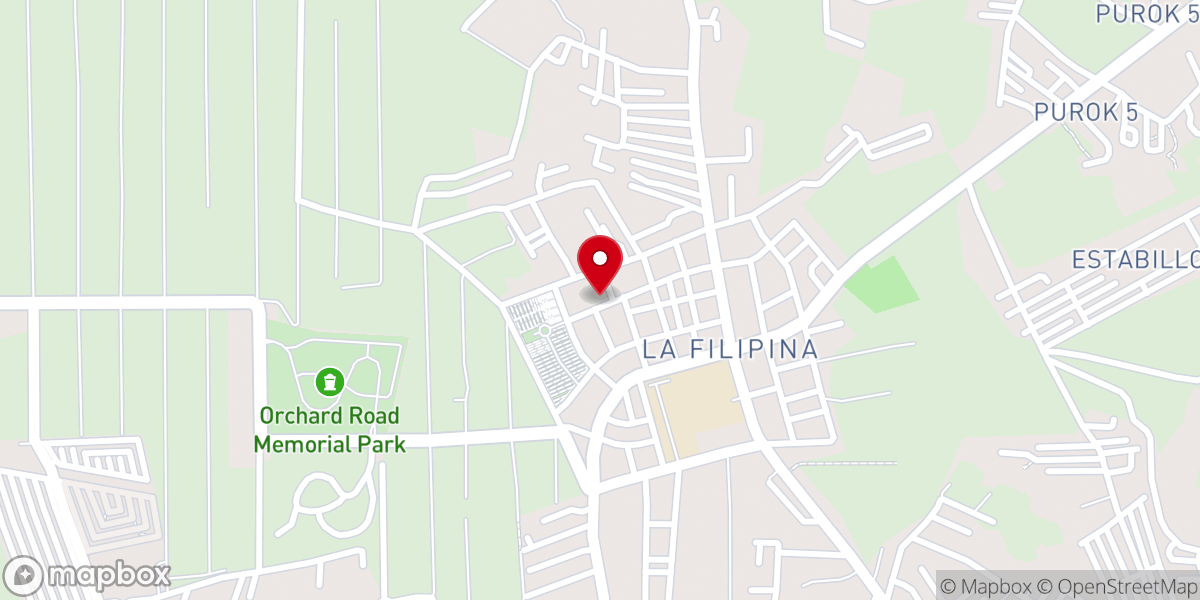Map showing location of Church of God World Missions, Philippines - La Filipina, Tagum City