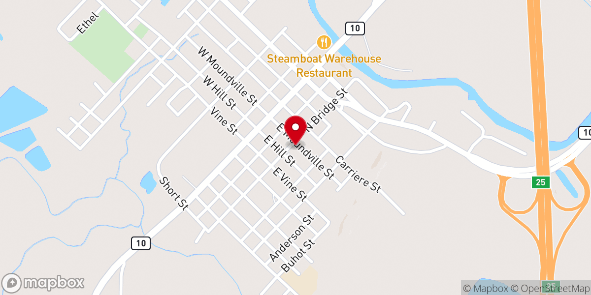 Map showing location of St. Joseph Family Center