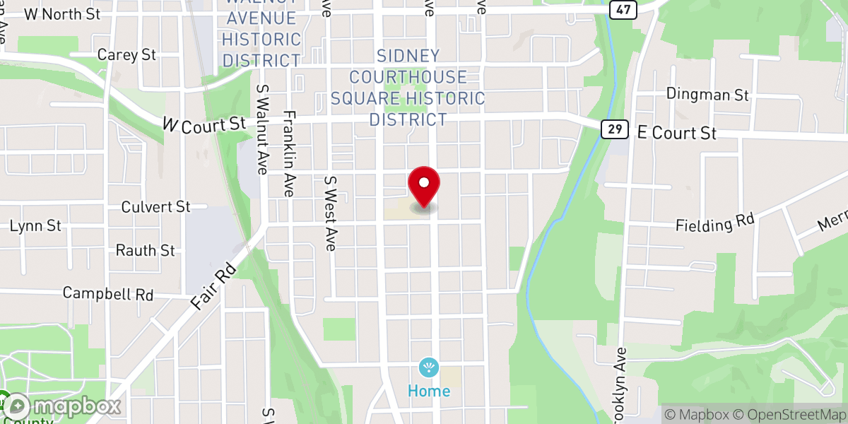 Map showing location of Man of God