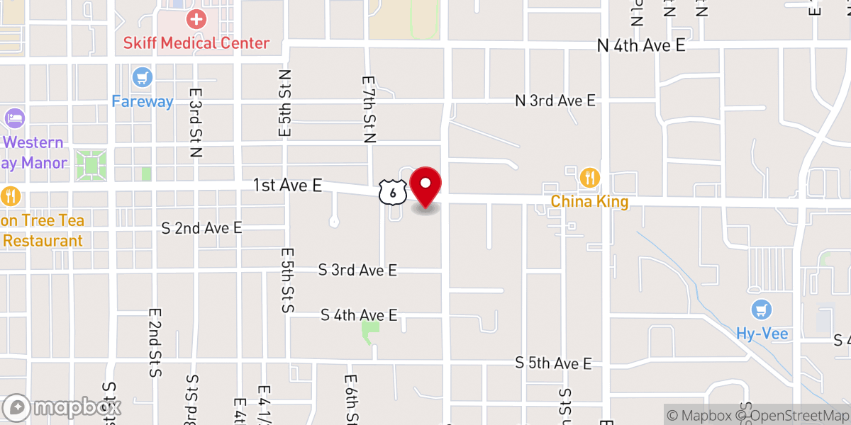 Map showing location of Discover Hope 517