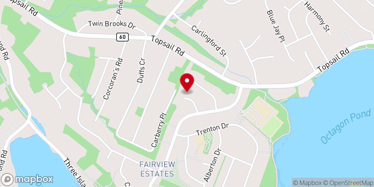 Map showing location of 12 Hermitage Pl A