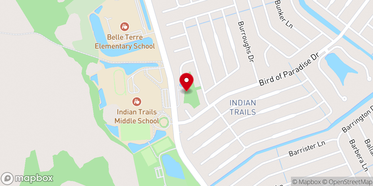 Map showing location of Primera Iglesia Bautista Hispana de Palm Coast