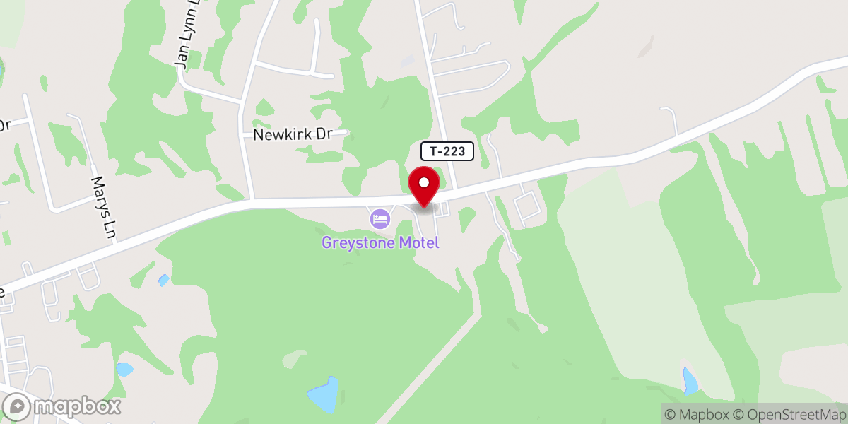 Map showing location of Hillsboro Church of the Nazarene