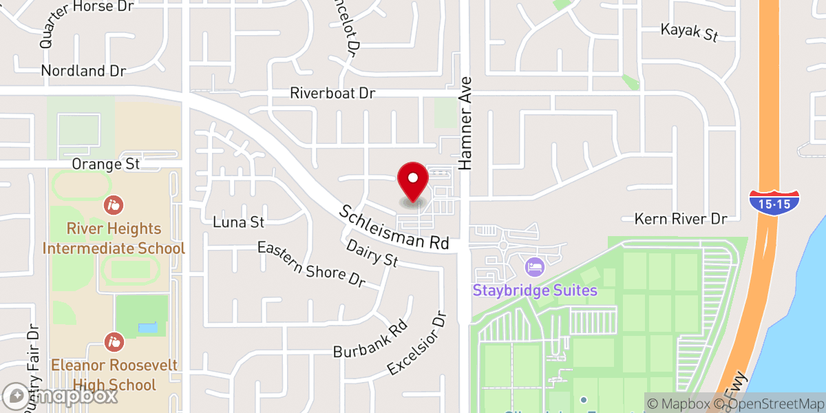 Map showing location of New Day Christian Church