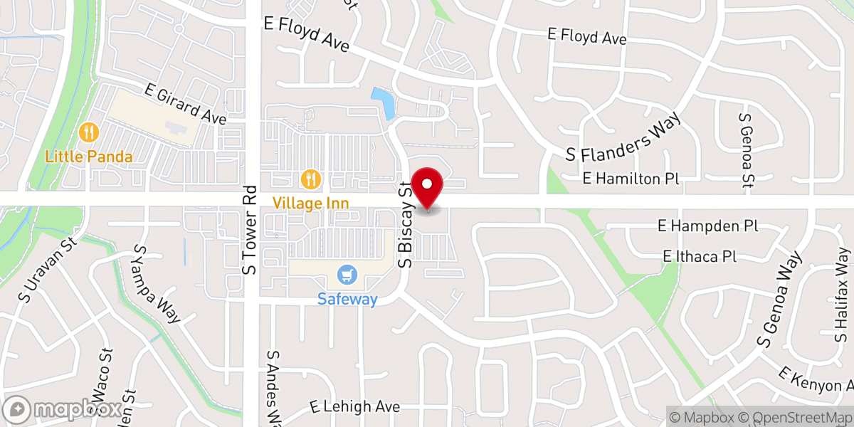 Map showing location of Calvary Church Colorado with Ed Taylor