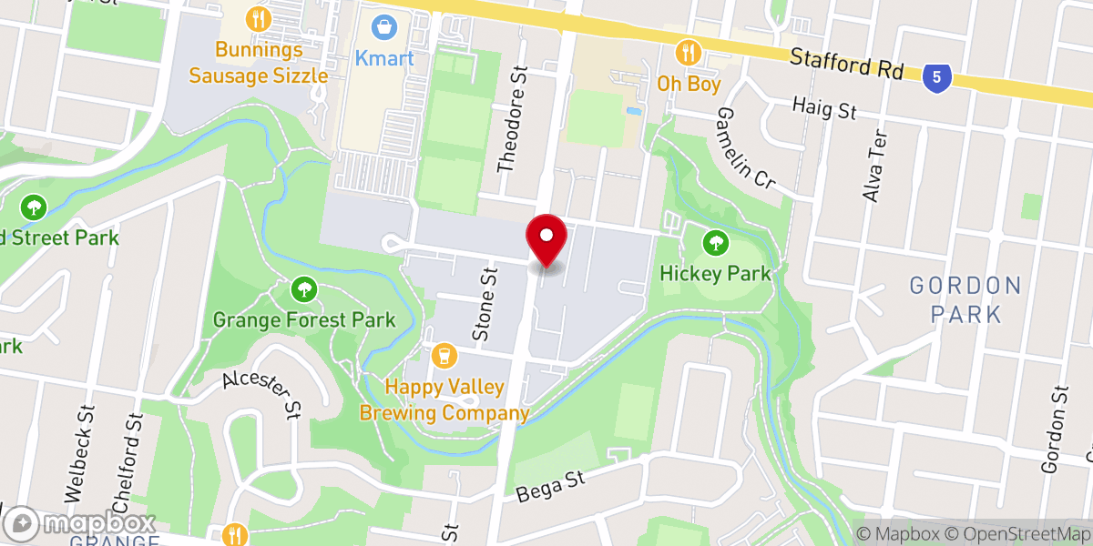 Map showing location of Life Church Brisbane North