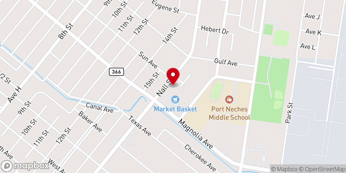 Map showing location of Landmark United Pentecostal Church