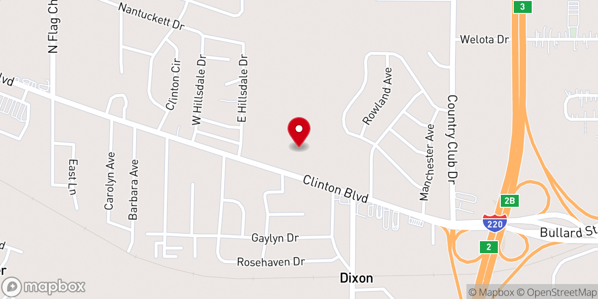 Map showing location of Faith4Life Church