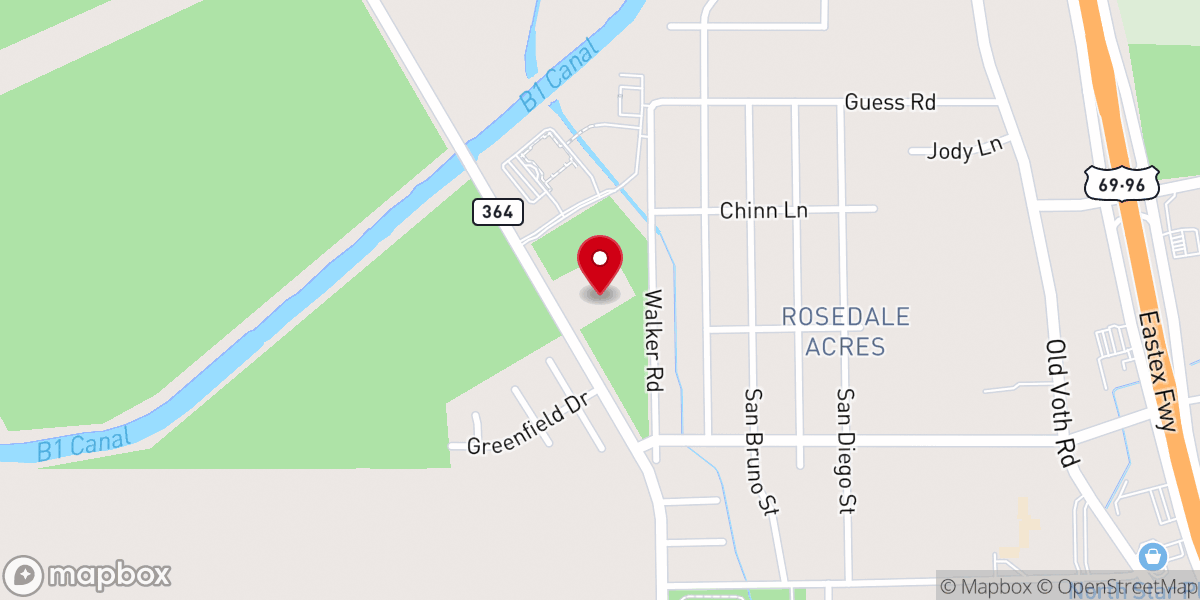 Map showing location of Maxson Memorial COGIC Church