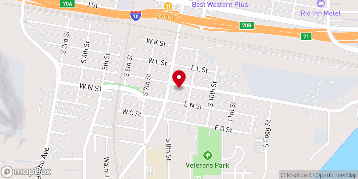 Map showing location of Family of God Church