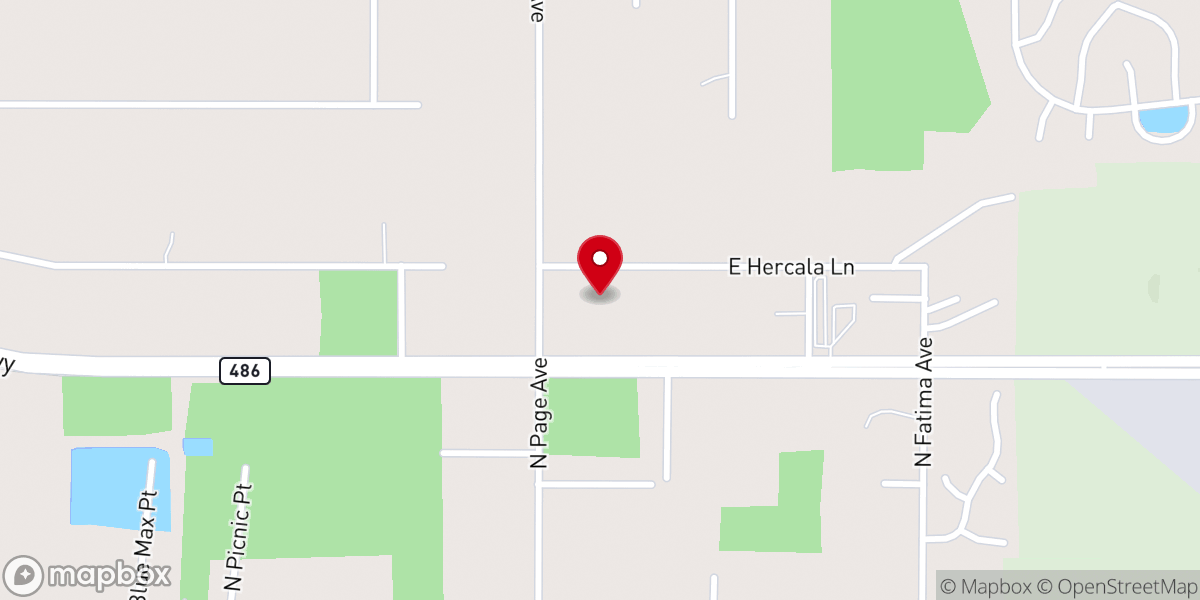 Map showing location of Hernando United Methodist Church Memorial Garden