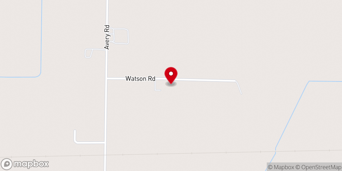 Map showing location of Blissful Barn