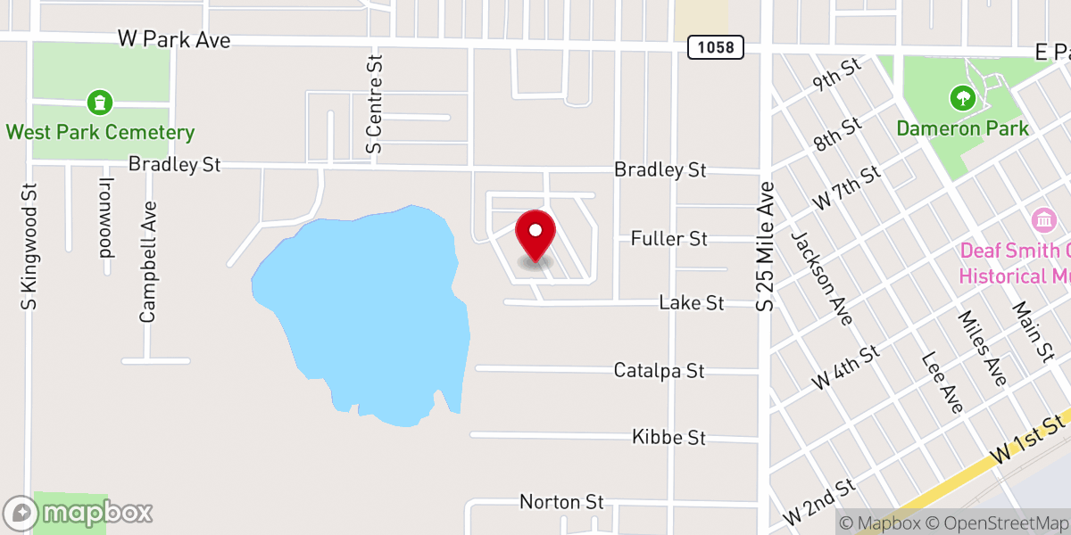 Map showing location of Iglesia De Cristo
