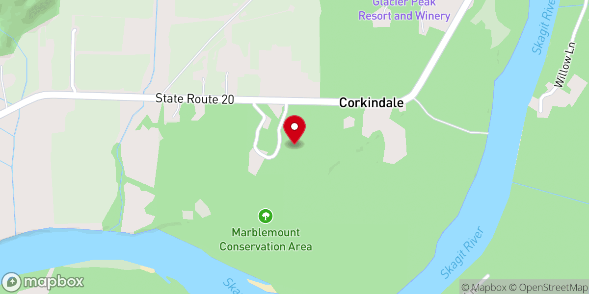 Map showing location of Potter's House