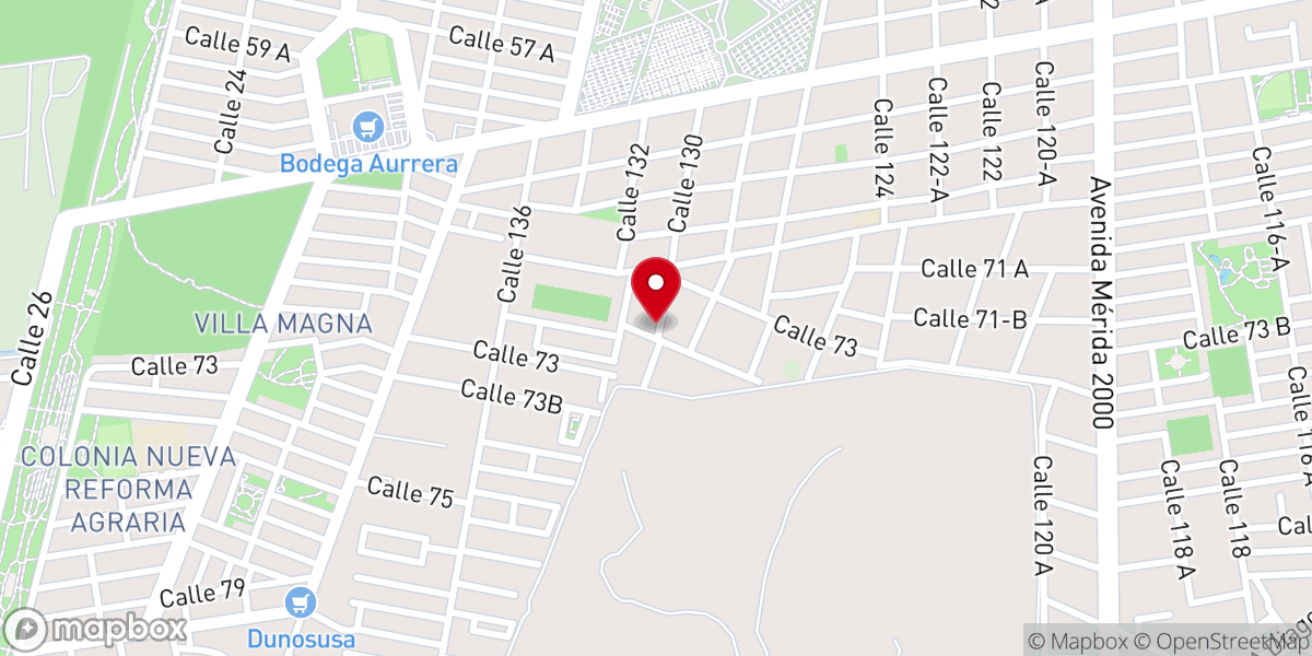 Map showing location of Iglesia Bautista Dios Con Nosotros