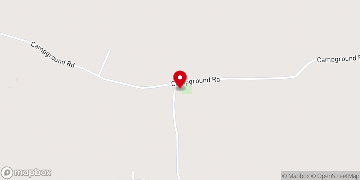 Map showing location of Camp Ground United Methodist Church